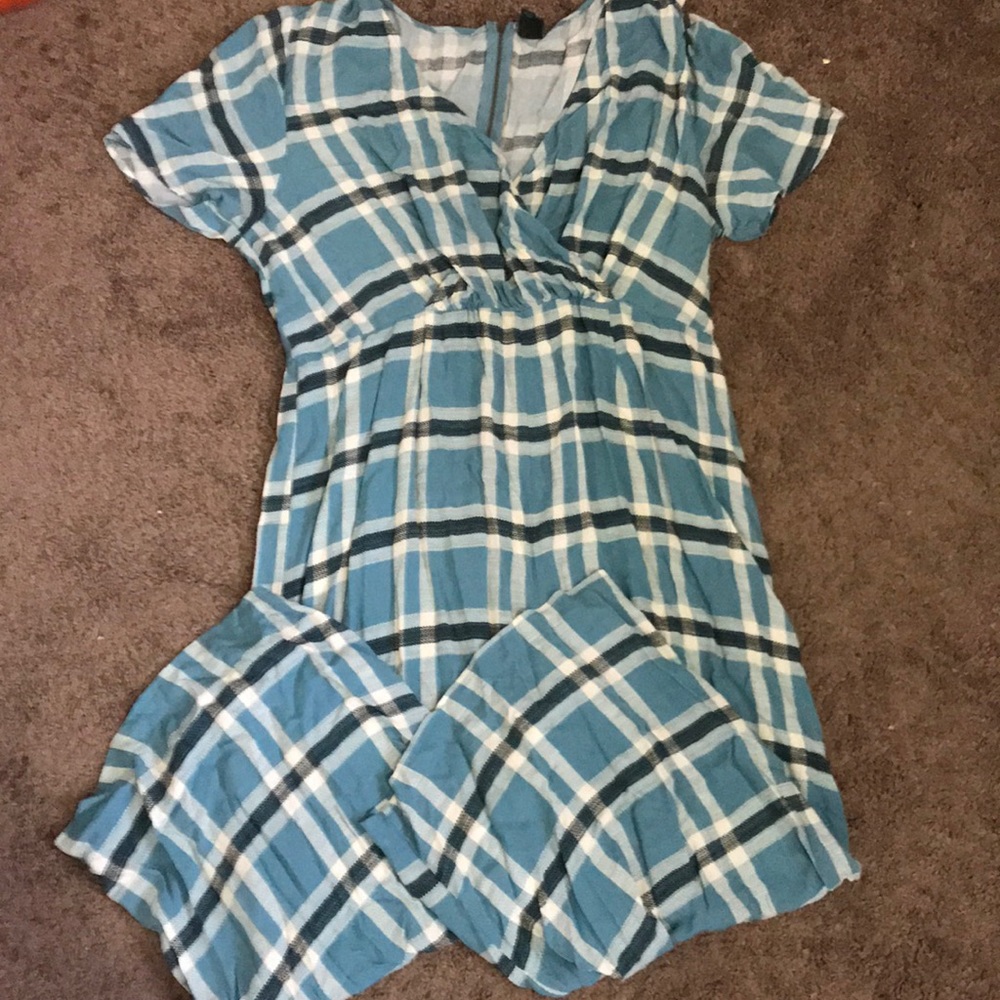 Blue jumpsuit